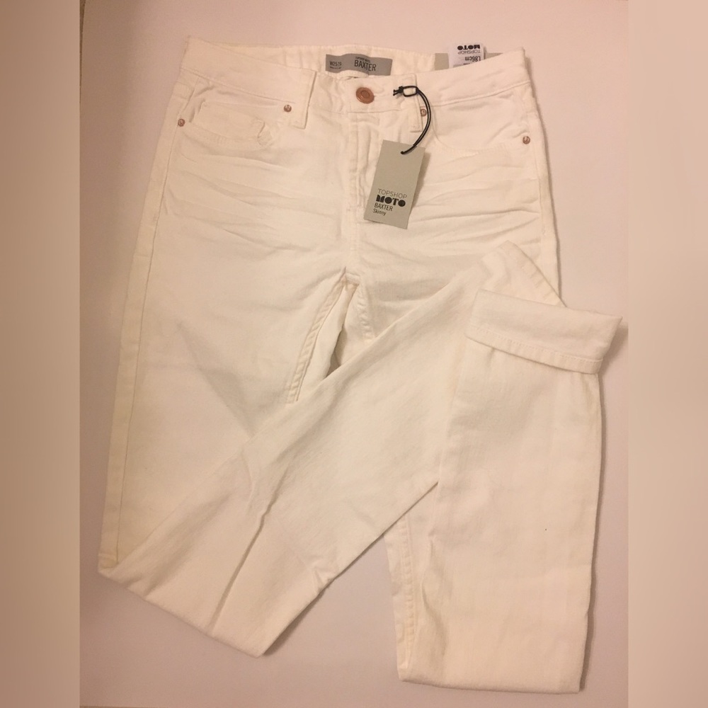 Topshop Boxter White Jean - Picture 3 of 8
